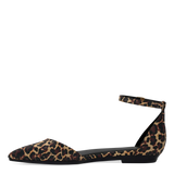Diana D'Orsay - Coal Black Leopard Suede