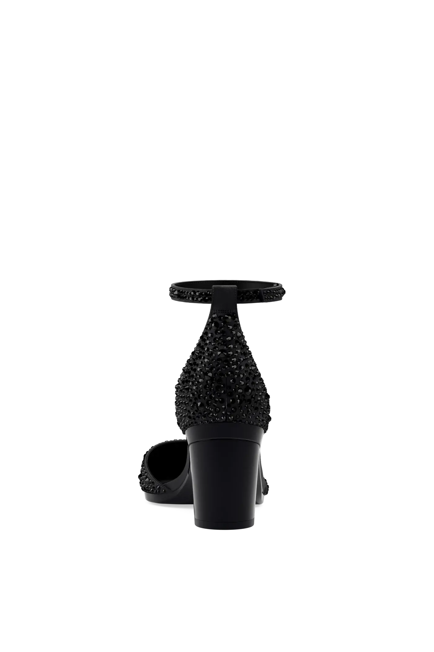 The D'Orsay - Coal Mixed Rhinestone 3 Block