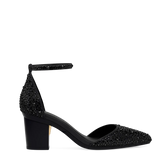 Diana D'Orsay - Coal Black Mixed Rhinestone 3 Block