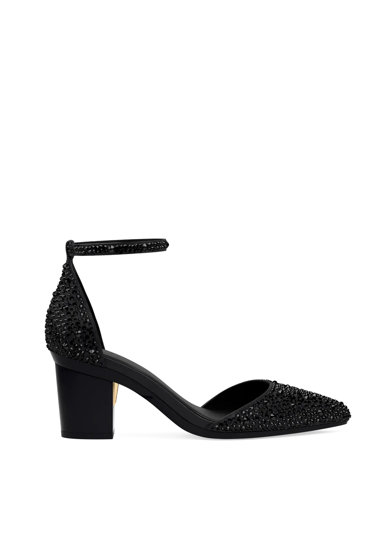 The D'Orsay - Coal Mixed Rhinestone 3 Block