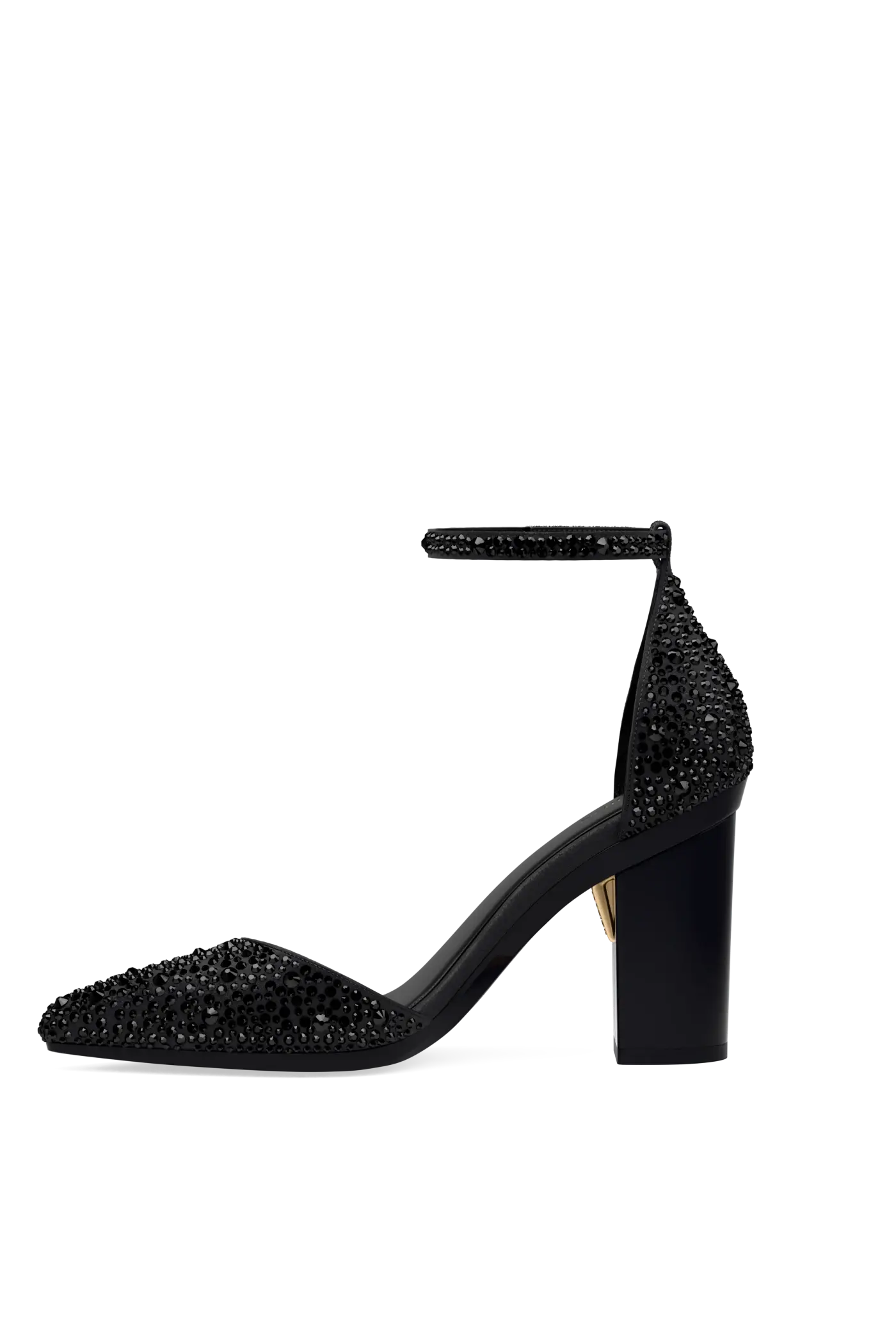 The D'Orsay - Coal Mixed Rhinestone 4 Block