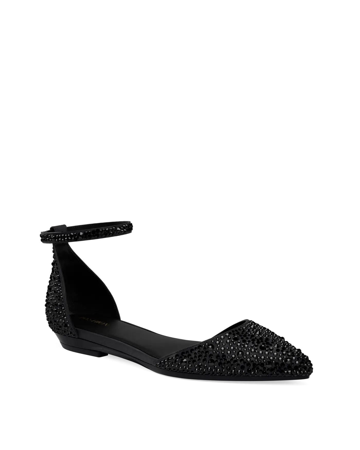 Diana D'Orsay - Coal Black Mixed Rhinestone 3 Stiletto