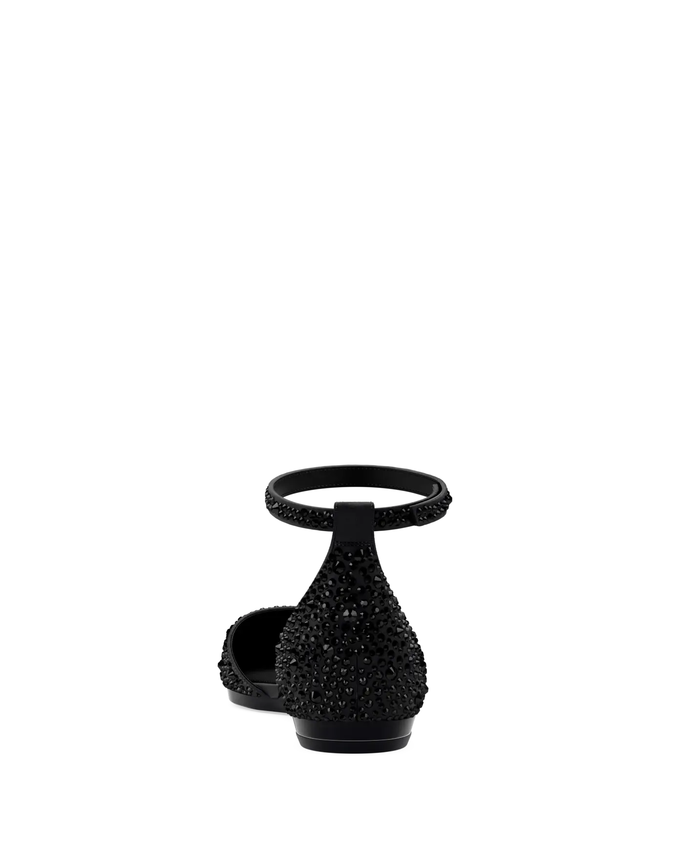 Diana D'Orsay - Coal Black Mixed Rhinestone