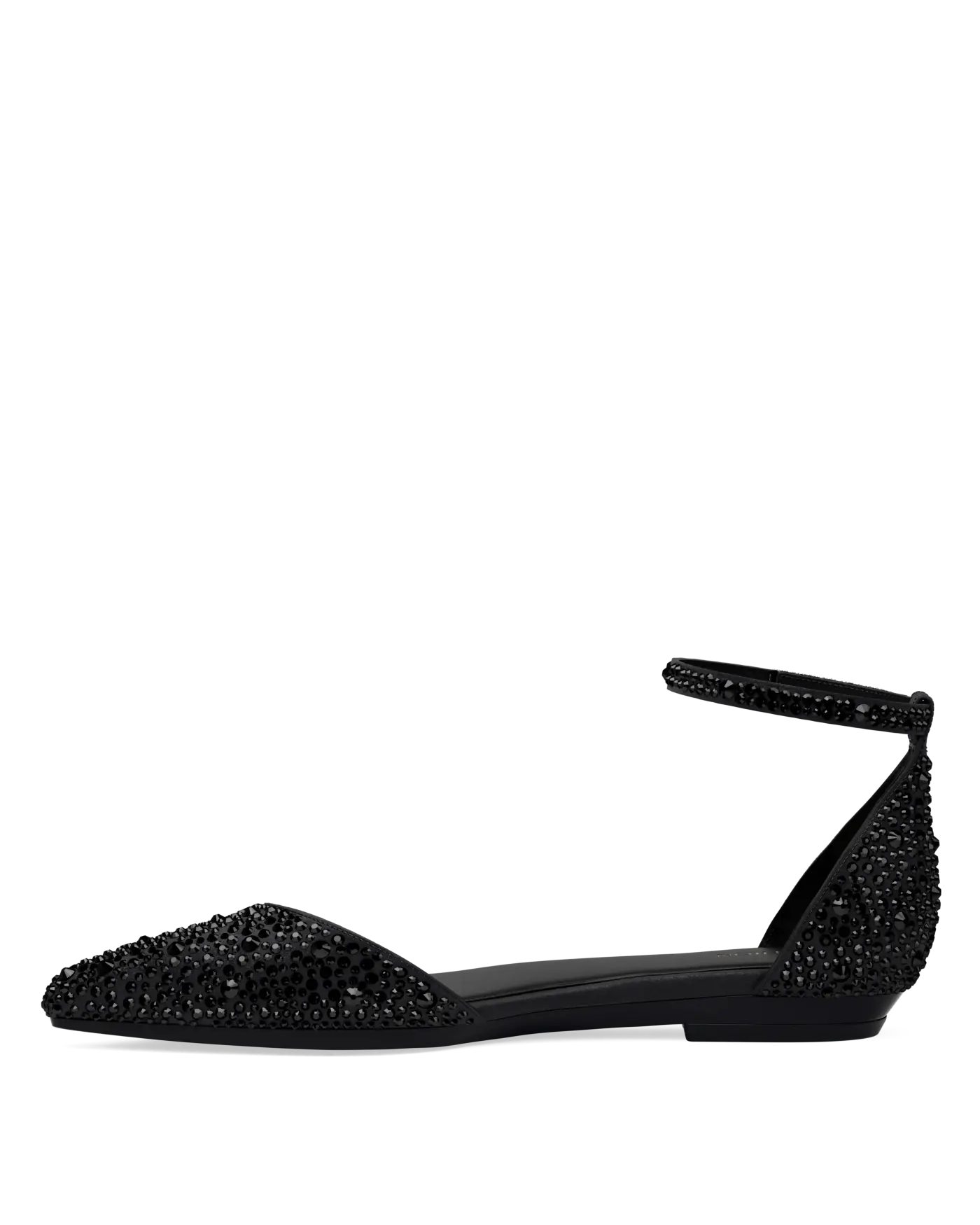 Diana D'Orsay - Coal Black Mixed Rhinestone