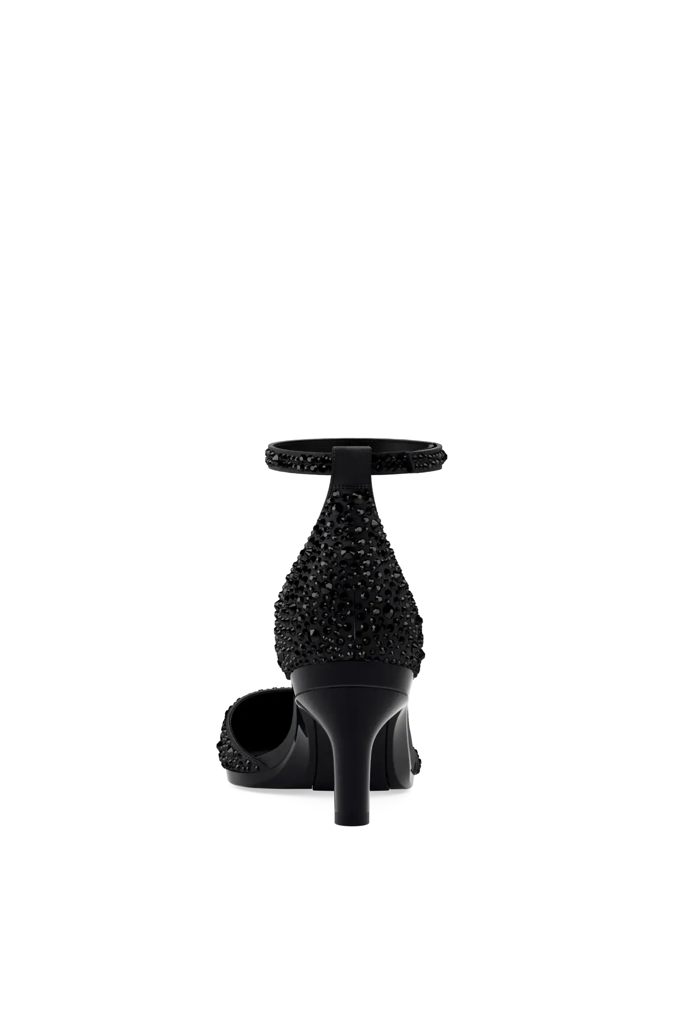 The D'Orsay - Coal Mixed Rhinestone 3 Stiletto