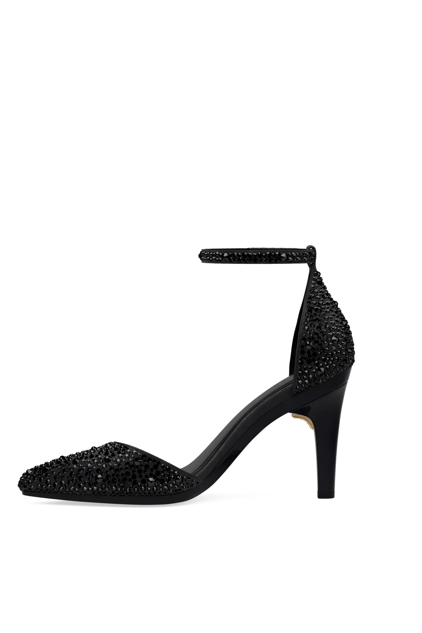 The D'Orsay - Coal Mixed Rhinestone 4 Stiletto