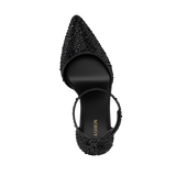 Diana D'Orsay - Coal Black Mixed Rhinestone 3 Stiletto
