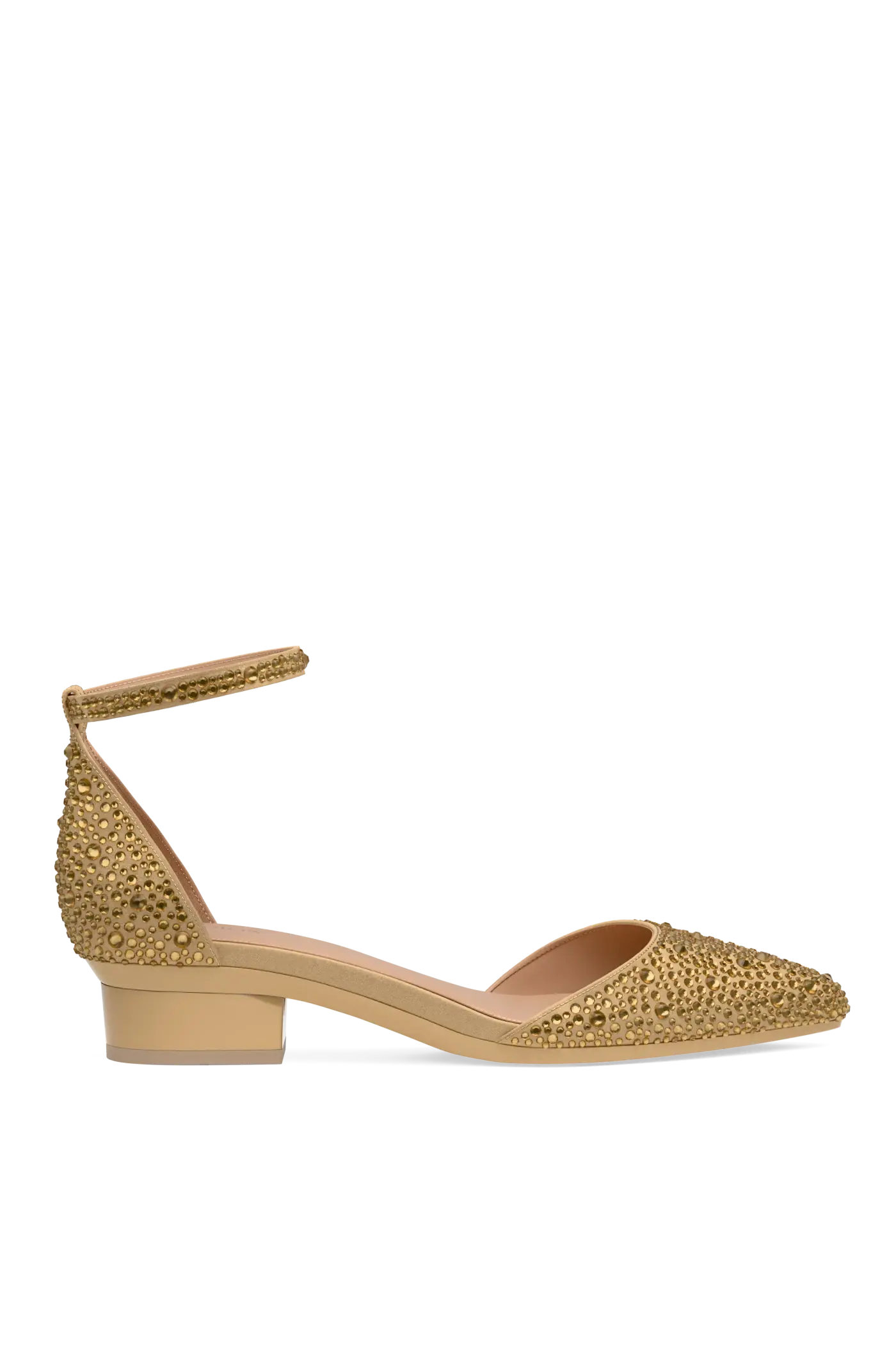 Block Heel Kit 1.5 Matte Gold