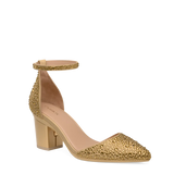 Diana D'Orsay - Gold Mixed Rhinestone 3 Block