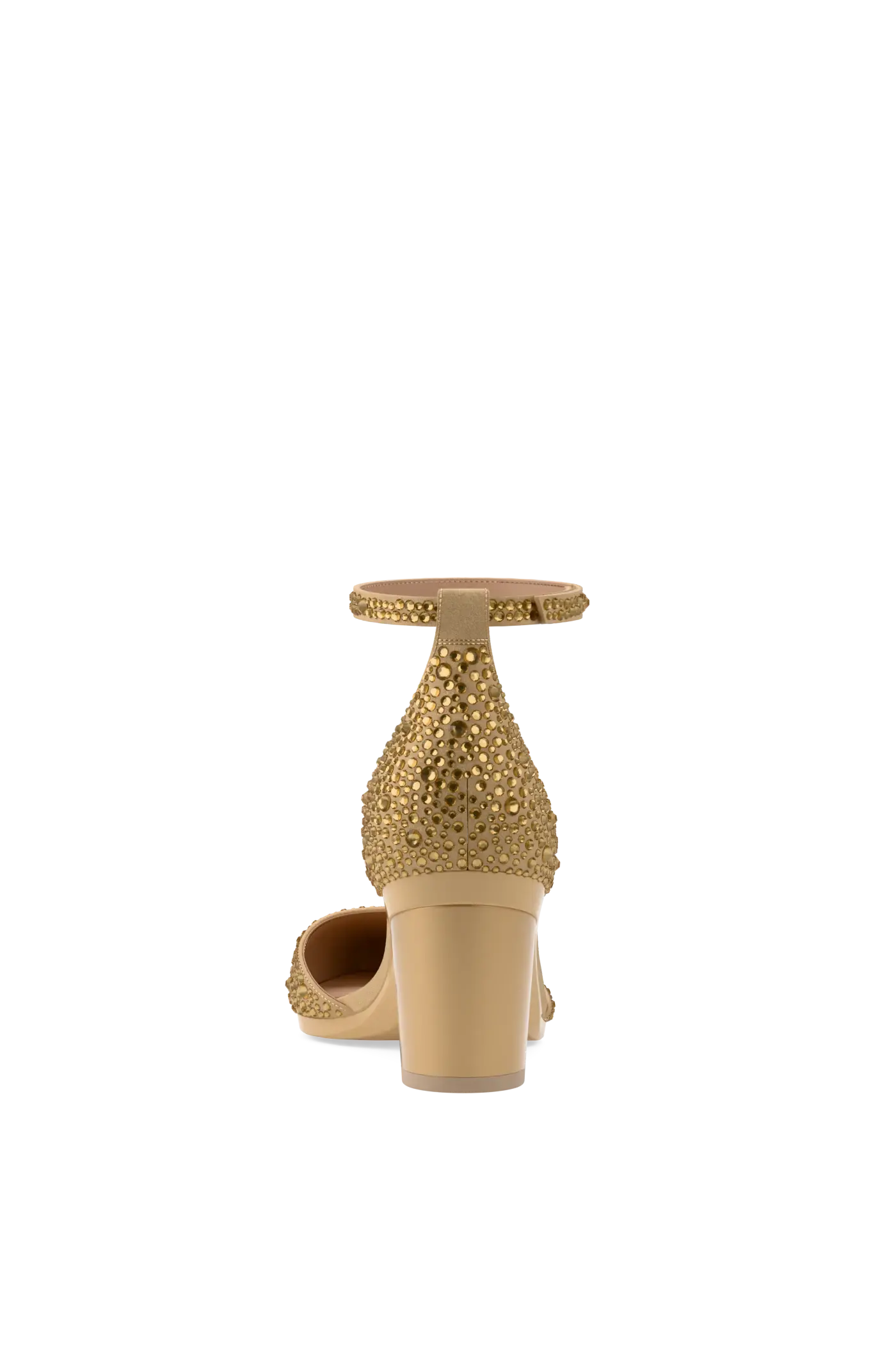 The D'Orsay - Gold Mixed Rhinestone 3 Block