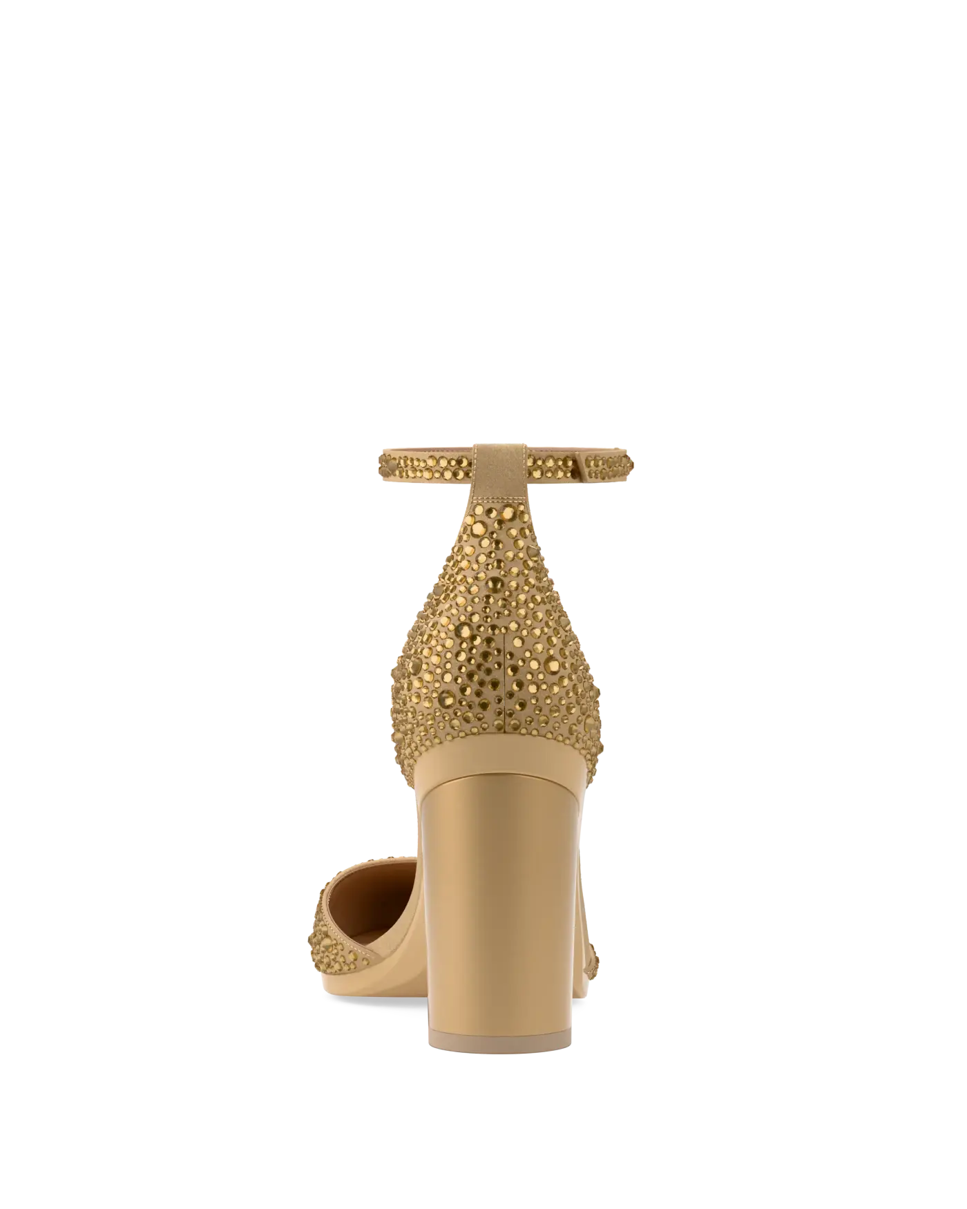 Diana D'Orsay - Gold Mixed Rhinestone 4 Block