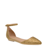 Diana D'Orsay - Gold Mixed Rhinestone 3 Stiletto