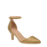 Diana D'Orsay - Gold Mixed Rhinestone 3 Stiletto