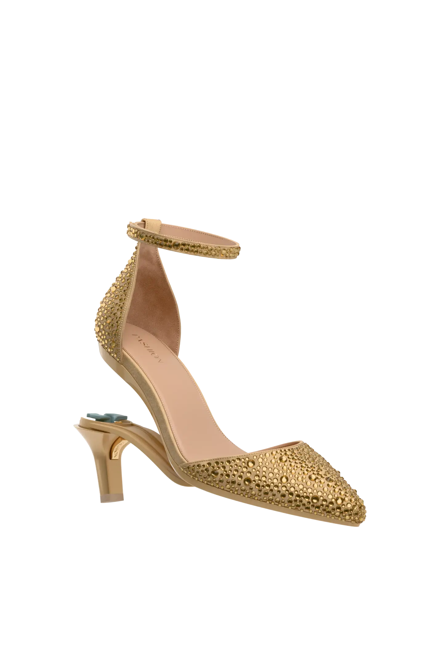 The D'Orsay - Gold Mixed Rhinestone 3 Stiletto