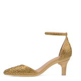 Diana D'Orsay - Gold Mixed Rhinestone 3 Stiletto