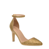 Diana D'Orsay - Gold Mixed Rhinestone 4 Stiletto