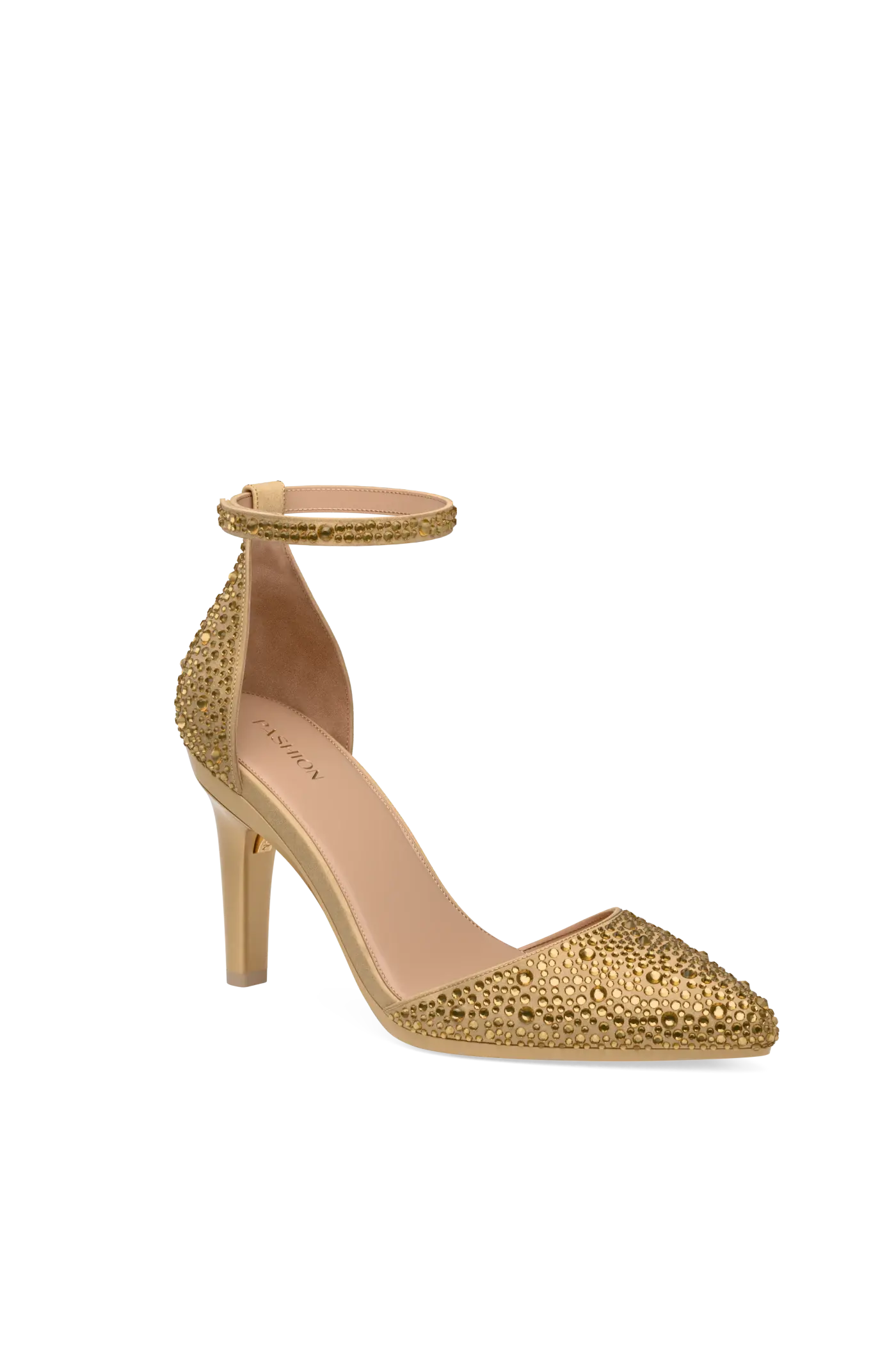 The D'Orsay - Gold Mixed Rhinestone 4 Stiletto