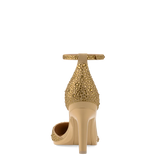 Diana D'Orsay - Gold Mixed Rhinestone 4 Stiletto