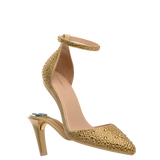 Diana D'Orsay - Gold Mixed Rhinestone 4 Stiletto