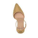 Diana D'Orsay - Gold Mixed Rhinestone 3 Stiletto