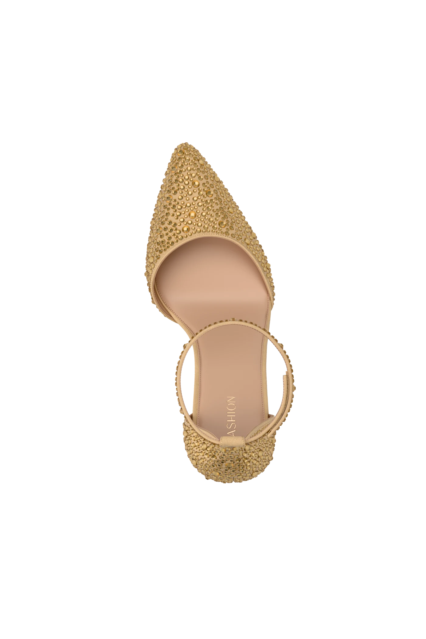 The D'Orsay - Gold Mixed Rhinestone