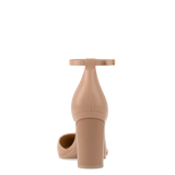 Diana D'Orsay Latte Leather + Block Heel Kit 4 Latte