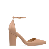 Diana D'Orsay Latte Leather + Block Heel Kit 4 Latte