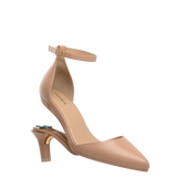 Diana D'Orsay Latte Leather + Stiletto Heel Kit 3 Latte