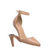 Diana D'Orsay Latte Leather + Stiletto Heel Kit 4 Latte