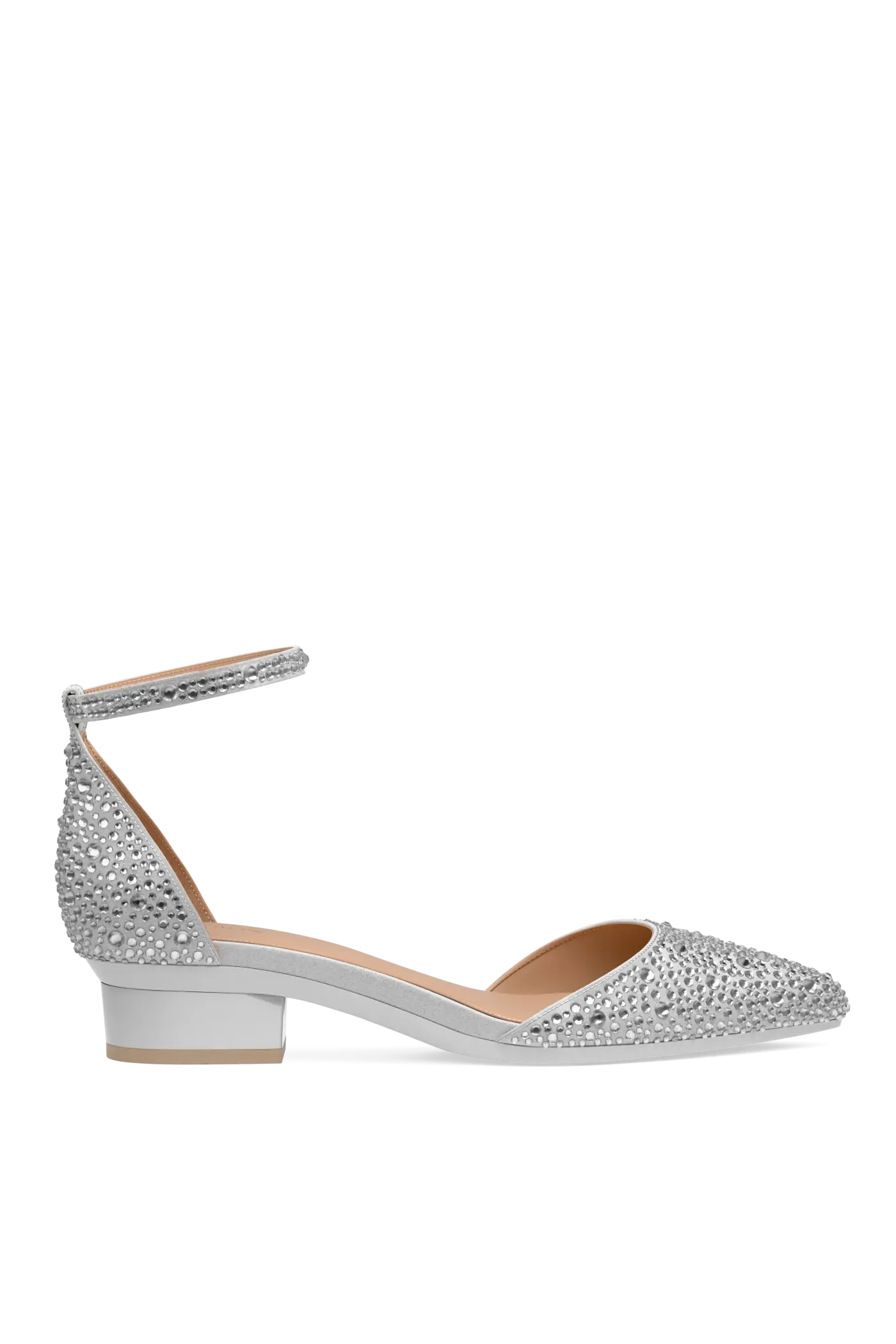 Block Heel Kit 1.5 Matte Silver