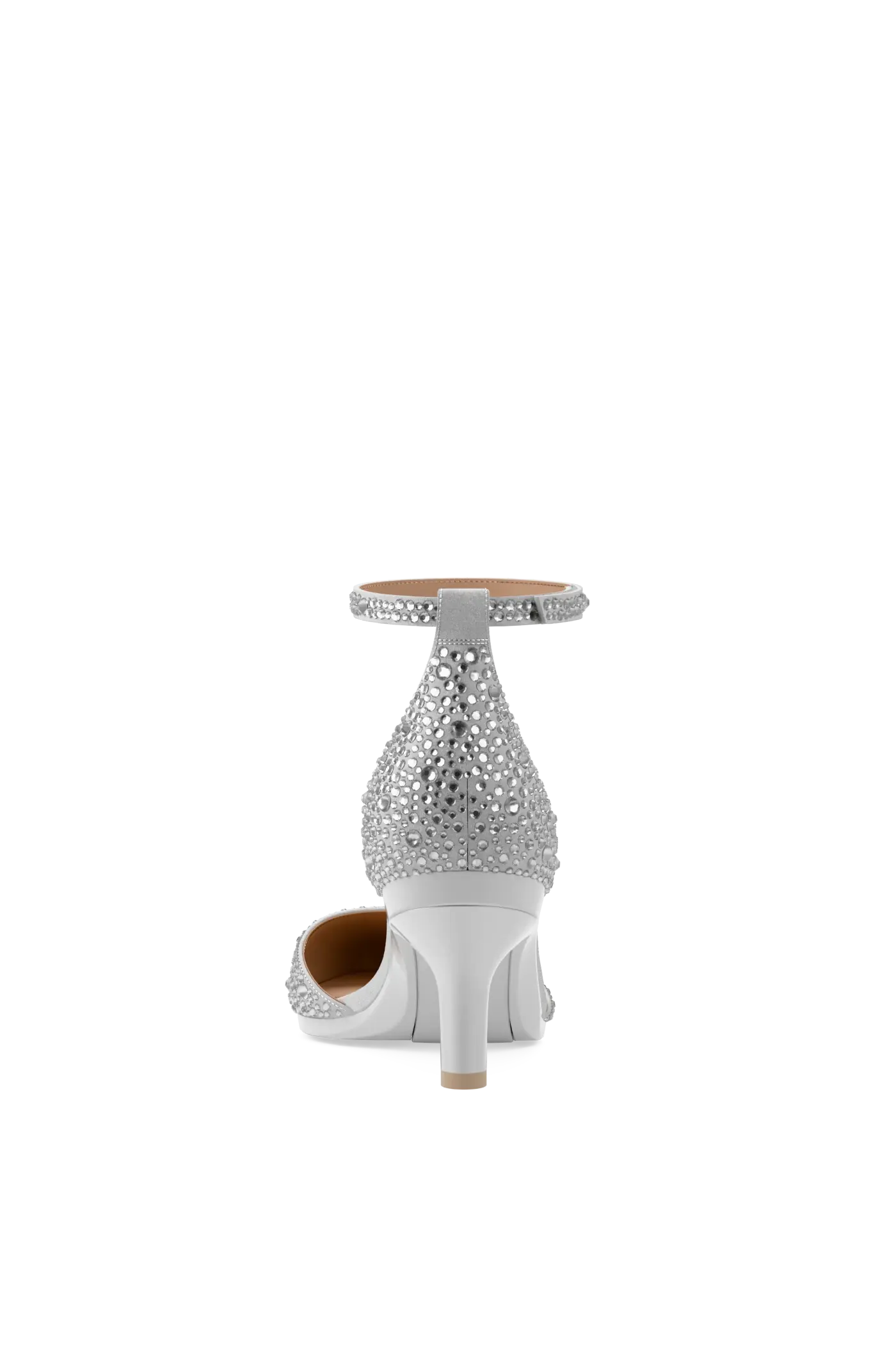 The D'Orsay - Silver Mixed Rhinestone 3 Stiletto