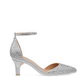 Diana D'Orsay - Silver Mixed Rhinestone 3 Stiletto