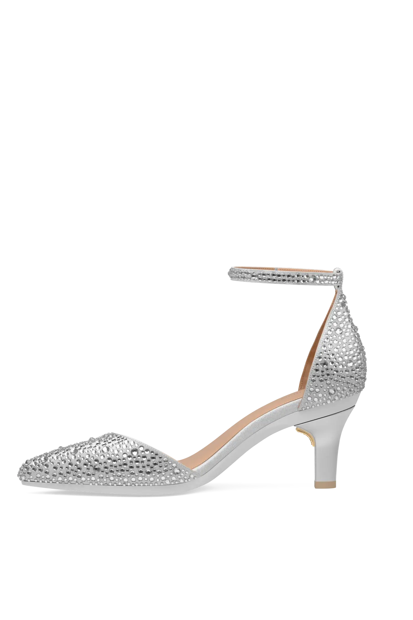 The D'Orsay - Silver Mixed Rhinestone 3 Stiletto