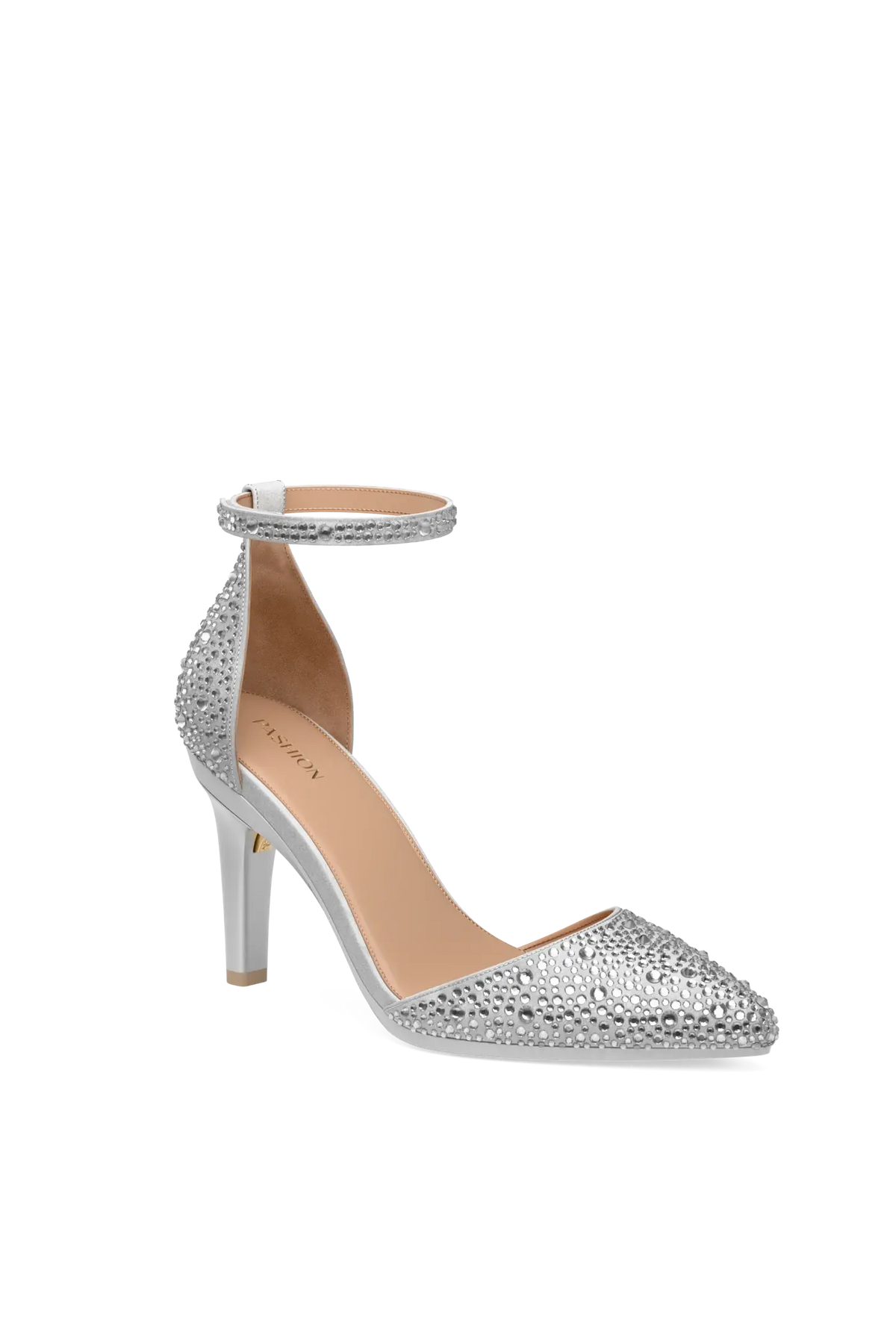 The D'Orsay - Silver Mixed Rhinestone 4 Stiletto
