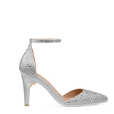 Diana D'Orsay - Silver Mixed Rhinestone 4 Stiletto