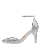 Diana D'Orsay - Silver Mixed Rhinestone 4 Stiletto