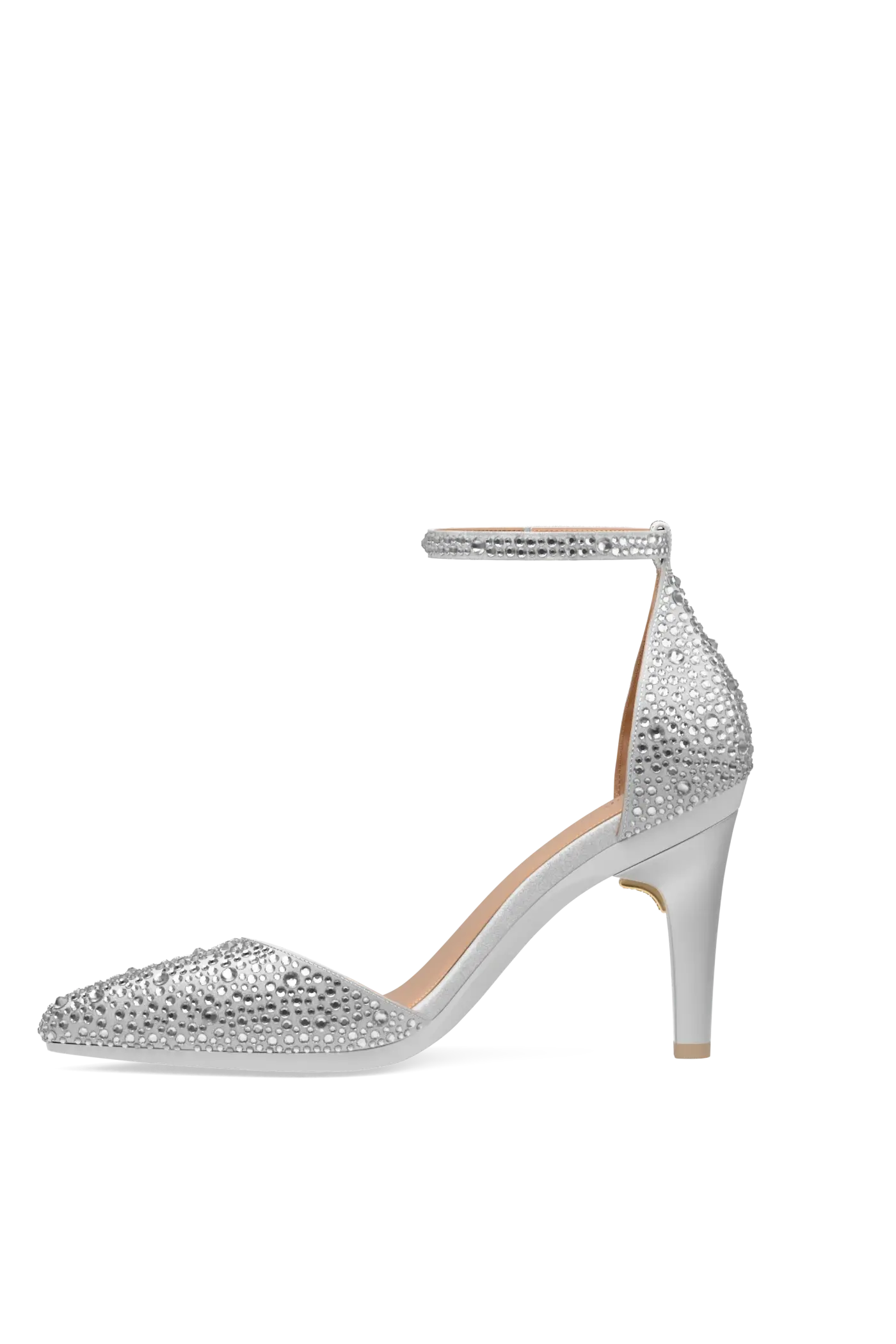 The D'Orsay - Silver Mixed Rhinestone 4 Stiletto