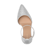 Diana D'Orsay - Silver Mixed Rhinestone 3 Stiletto