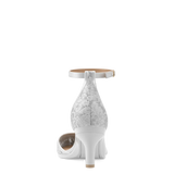Diana D'Orsay - White Satin Lace + Stiletto Heel Kit 3 White