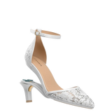 Diana D'Orsay - White Satin Lace + Stiletto Heel Kit 3 White