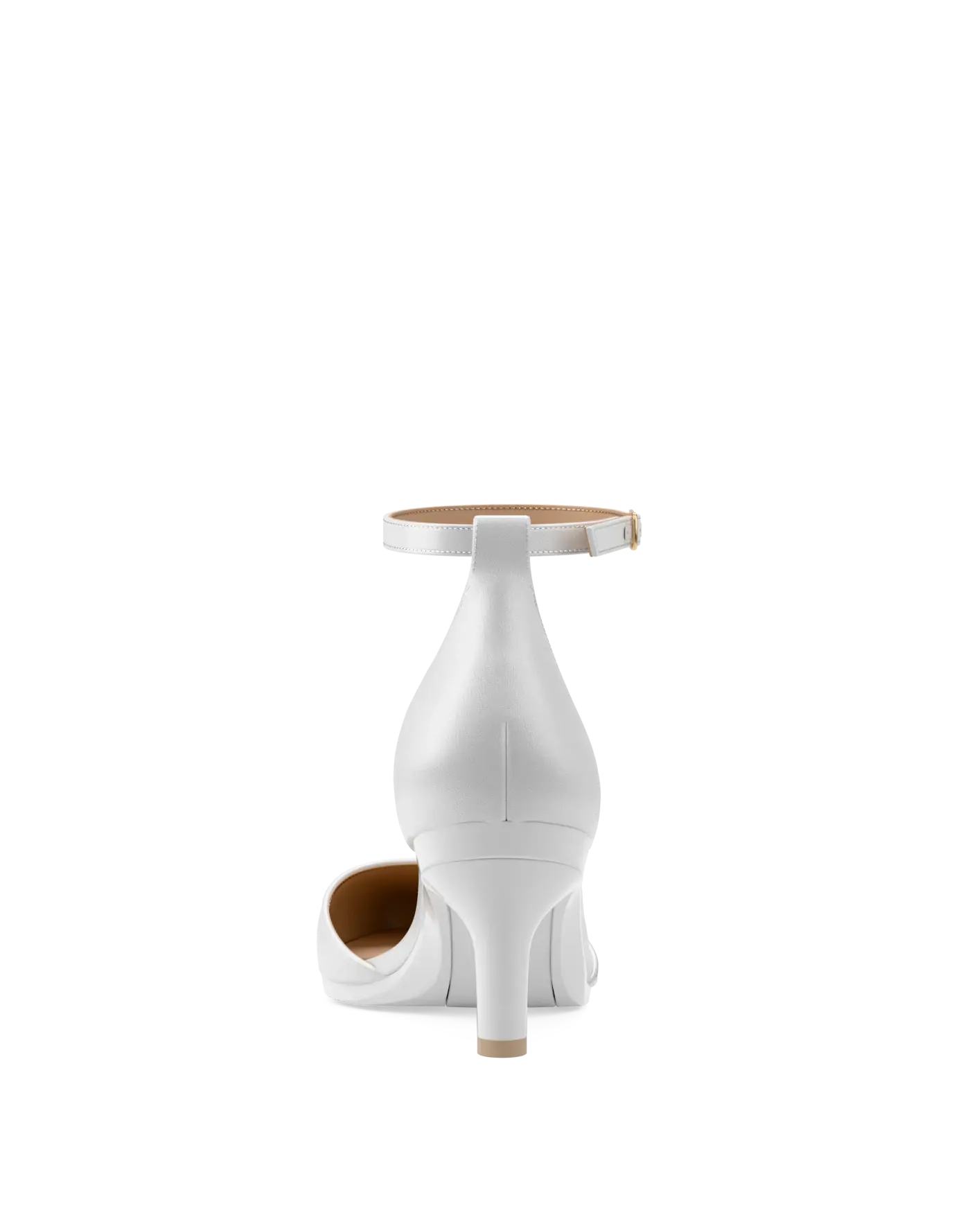 Diana D'Orsay - White Satin + Stiletto Heel Kit 3 White