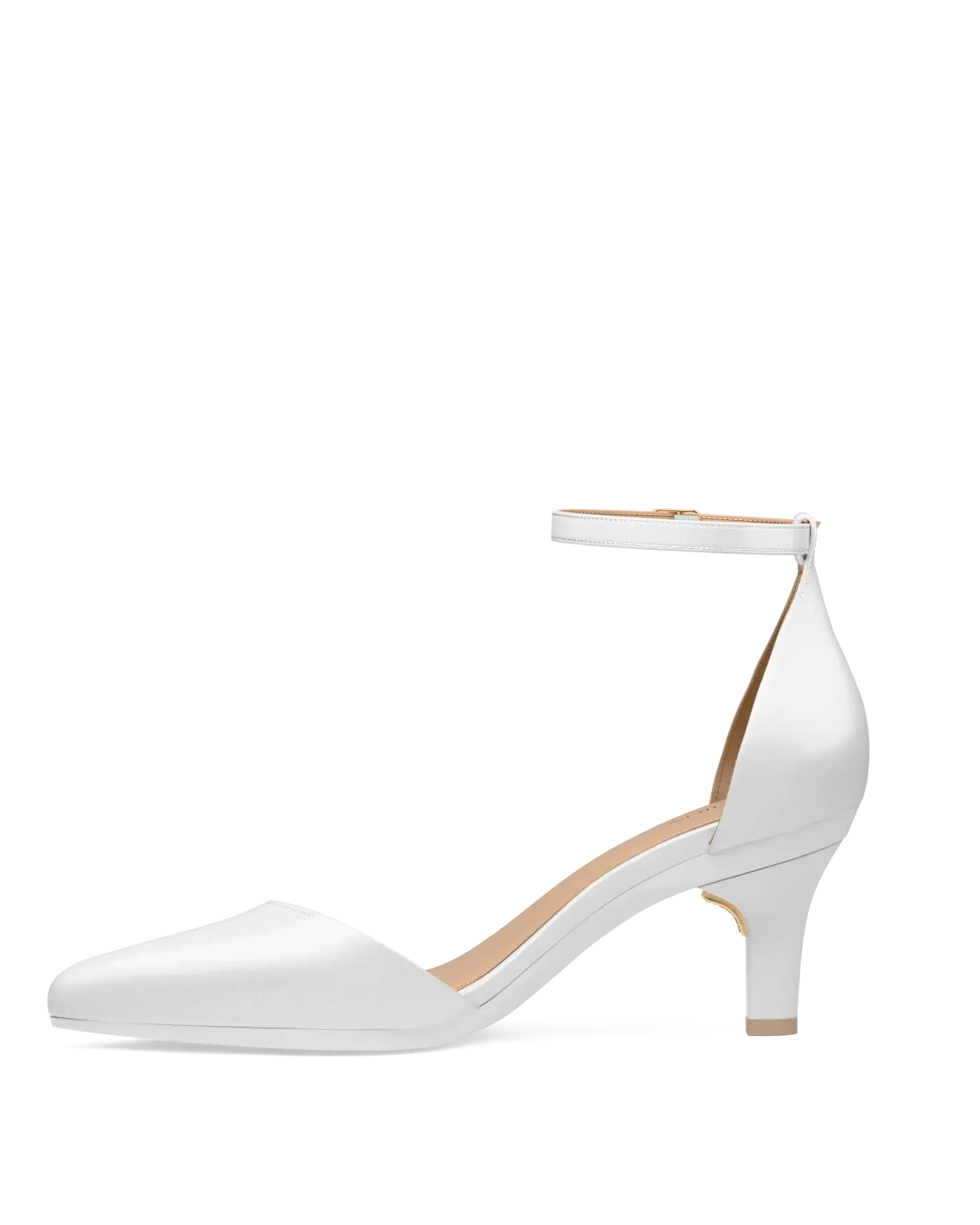 Diana D'Orsay - White Satin + Stiletto Heel Kit 3 White