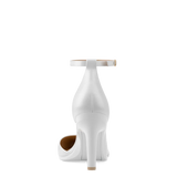 Diana D'Orsay - White Satin + Stiletto Heel Kit 4 White