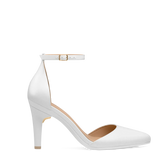 Diana D'Orsay - White Satin + Stiletto Heel Kit 4 White