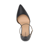 Diana D'Orsay - Coal Black Leather + Stiletto Heel Kit 4 Coal Black
