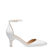 Diana D'Orsay - White Satin + Stiletto Heel Kit 3 White