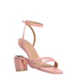 Emmy Sandal - Blush Patent 3 Block