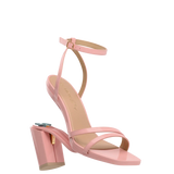 Emmy Sandal - Blush Patent 4 Block