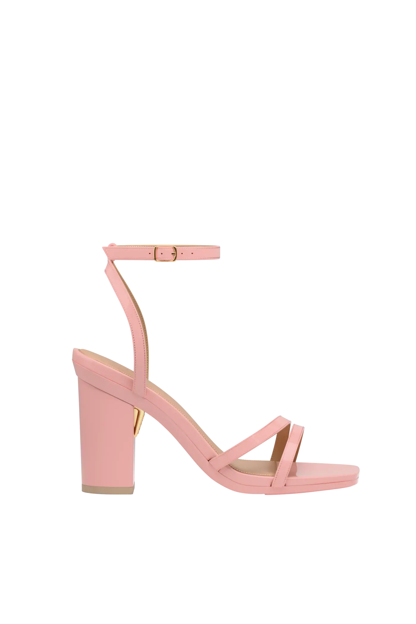 The Emmy - Blush Patent 4 Block