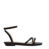 Emmy Sandal - Coal Black Leather